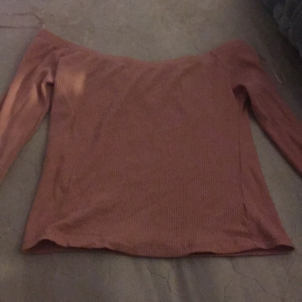 Off the shoulder sweater